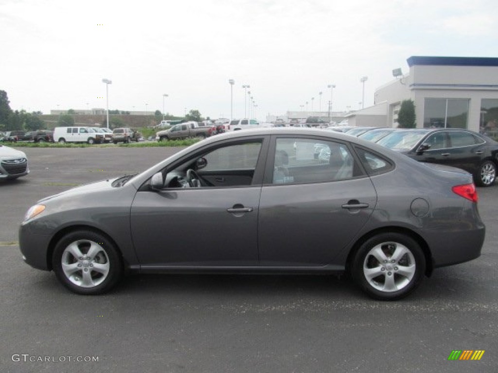 Carbon Gray Metallic 2008 Hyundai Elantra GLS Sedan Exterior Photo #68459042