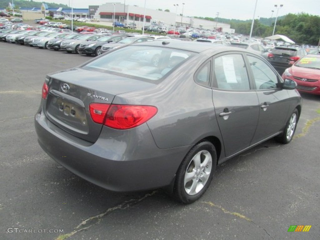 Carbon Gray Metallic 2008 Hyundai Elantra GLS Sedan Exterior Photo #68459069