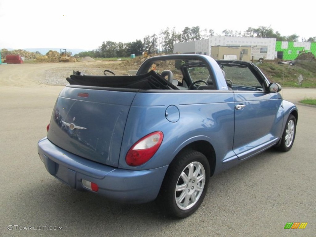 2007 PT Cruiser Convertible - Marine Blue Pearl / Pastel Slate Gray photo #18