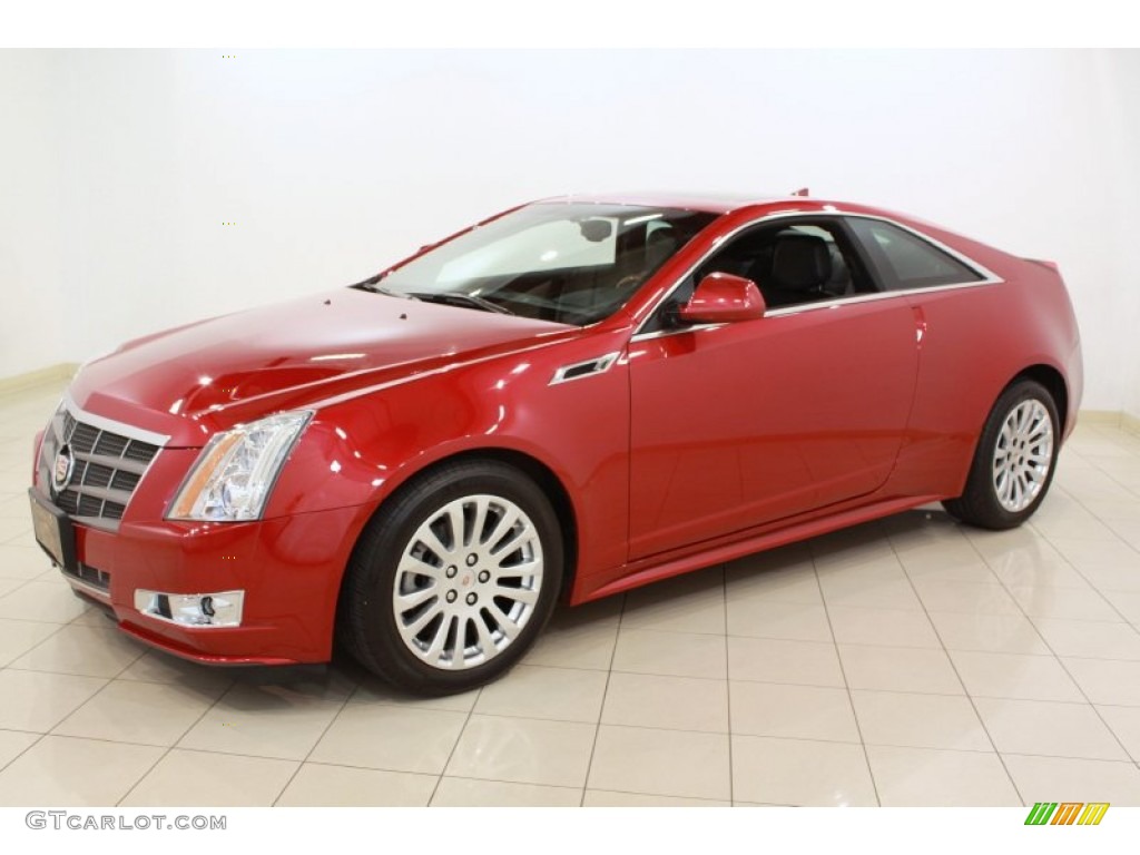 Crystal Red Tintcoat 2011 Cadillac CTS 4 AWD Coupe Exterior Photo #68459477