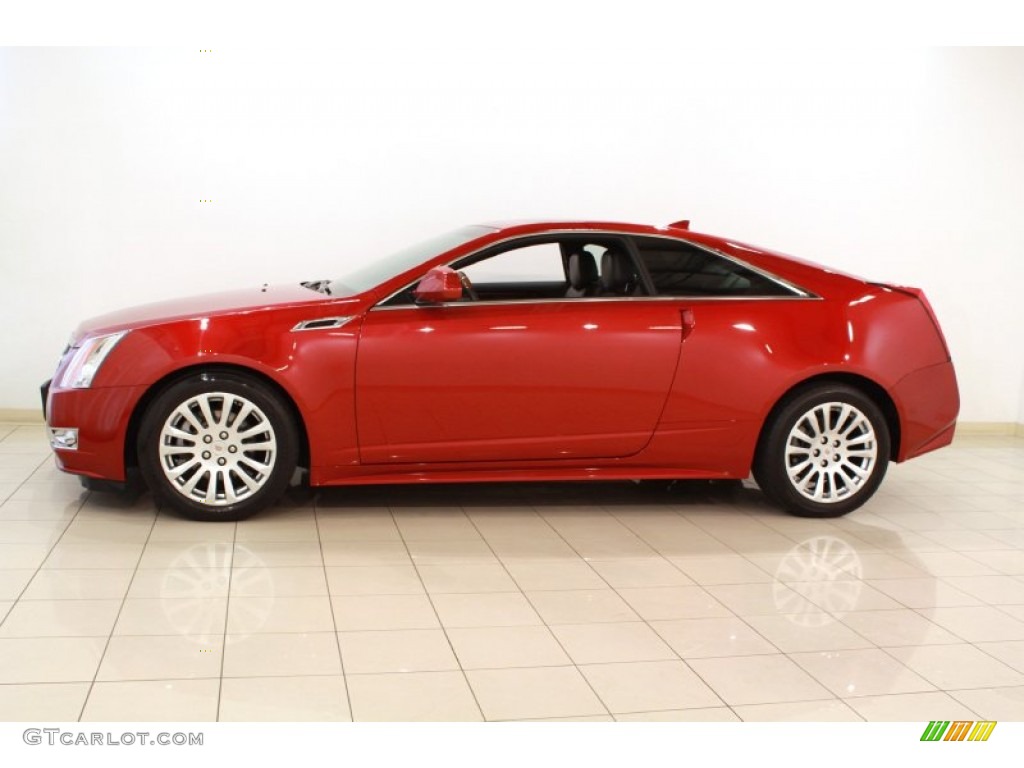 Crystal Red Tintcoat 2011 Cadillac CTS 4 AWD Coupe Exterior Photo #68459486