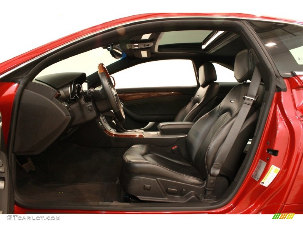 Ebony Interior 2011 Cadillac CTS 4 AWD Coupe Photo #68459522