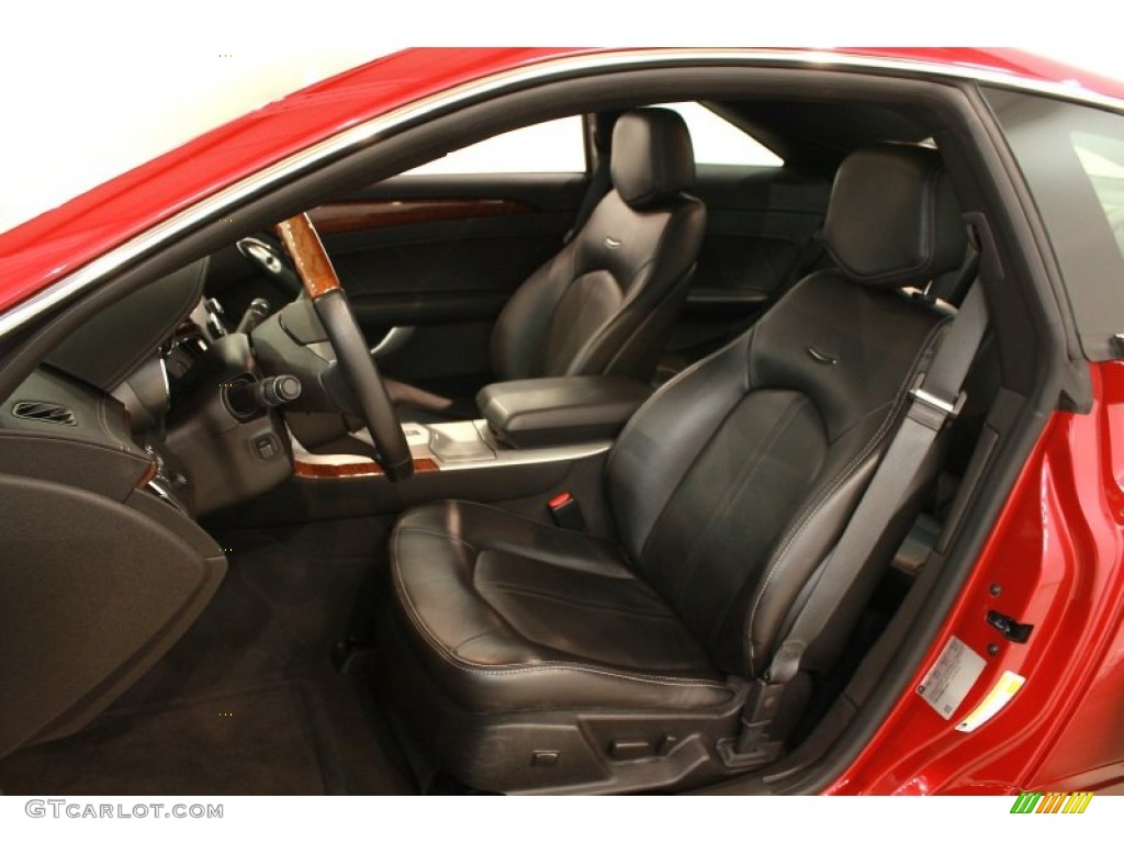 Ebony Interior 2011 Cadillac CTS 4 AWD Coupe Photo #68459534
