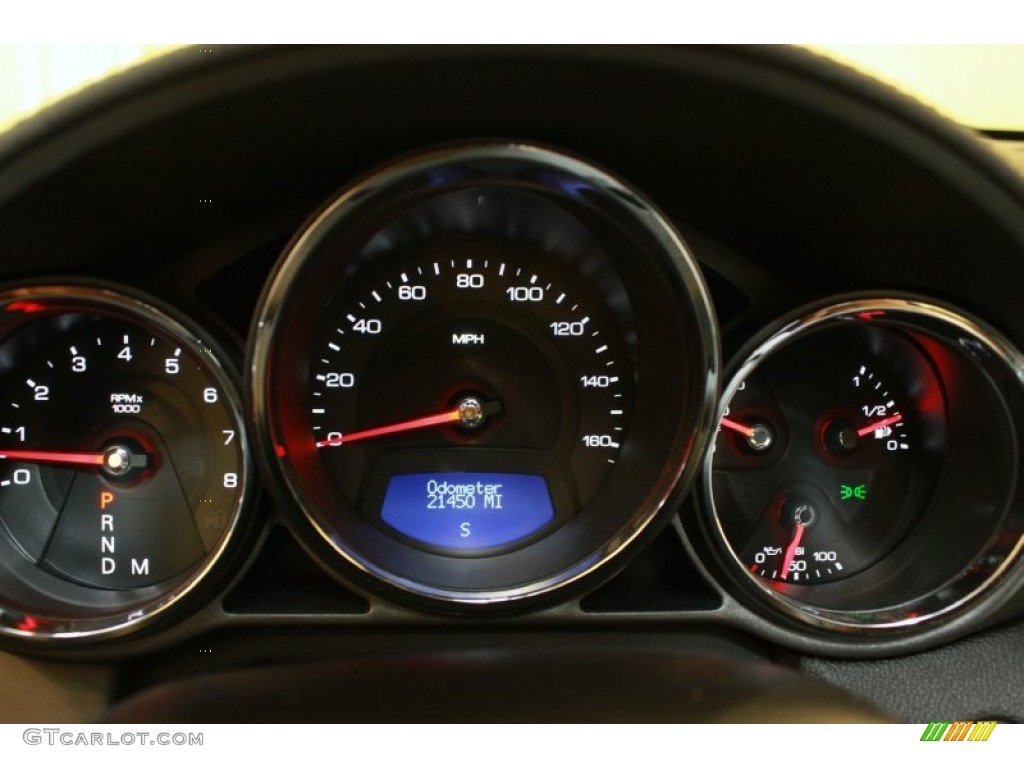 2011 Cadillac CTS 4 AWD Coupe Gauges Photo #68459564
