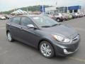 2013 Cyclone Gray Hyundai Accent SE 5 Door  photo #1