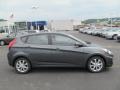 2013 Cyclone Gray Hyundai Accent SE 5 Door  photo #2