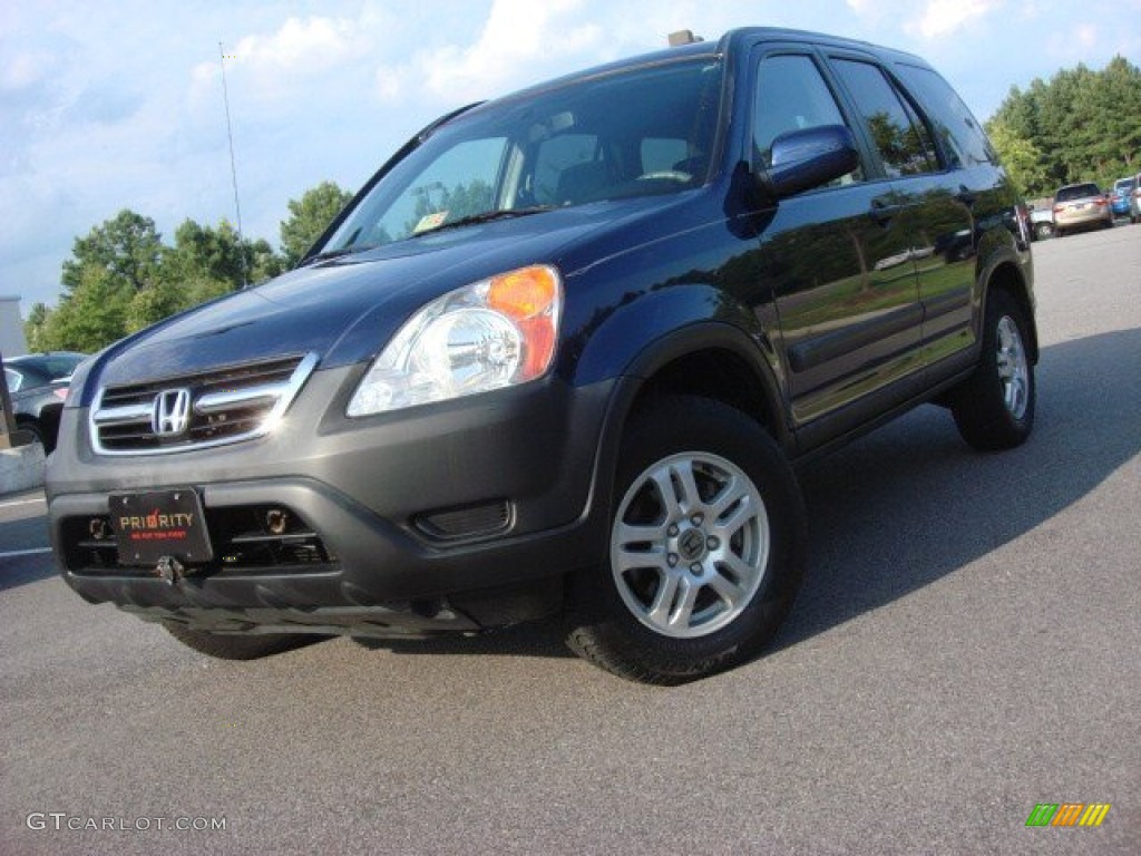 2004 CR-V EX 4WD - Eternal Blue Pearl / Black photo #1