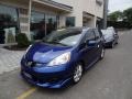 2009 Blue Sensation Pearl Honda Fit Sport  photo #1