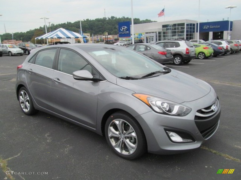 2013 Elantra GT - Titanium Gray Metallic / Black photo #1