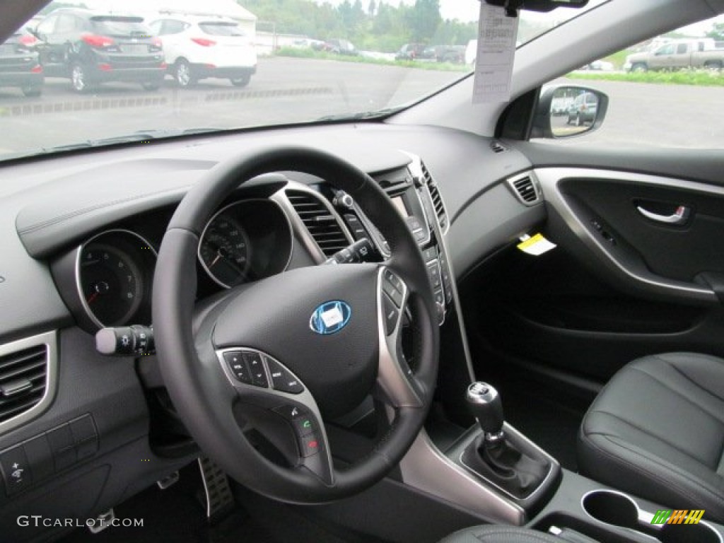 Black Interior 2013 Hyundai Elantra GT Photo #68460525