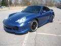 2002 Cobalt Blue Metallic Porsche 911 Turbo Coupe  photo #16