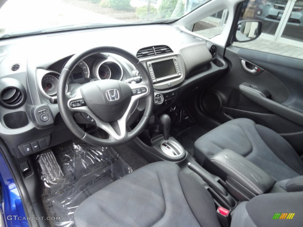 Sport Black Interior 2009 Honda Fit Sport Photo #68460545