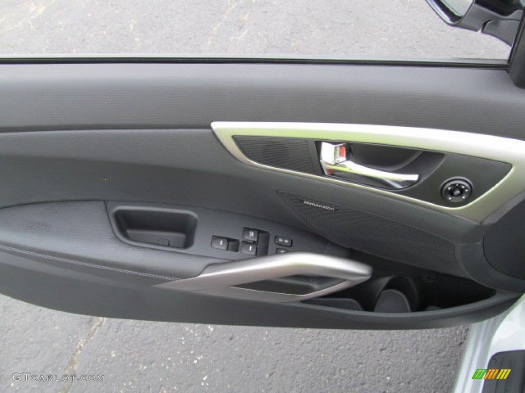 2013 Hyundai Veloster Standard Veloster Model Black Door Panel Photo #68460632