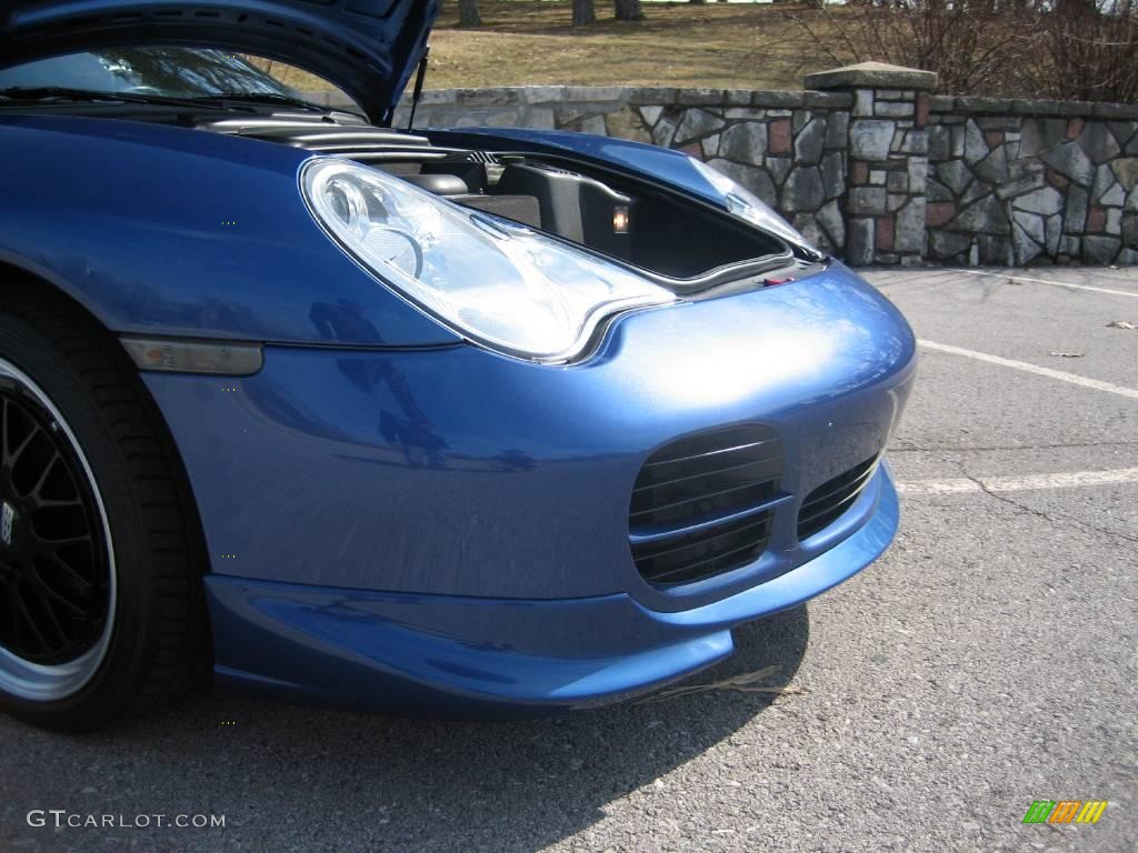 2002 911 Turbo Coupe - Cobalt Blue Metallic / Metropol Blue photo #25