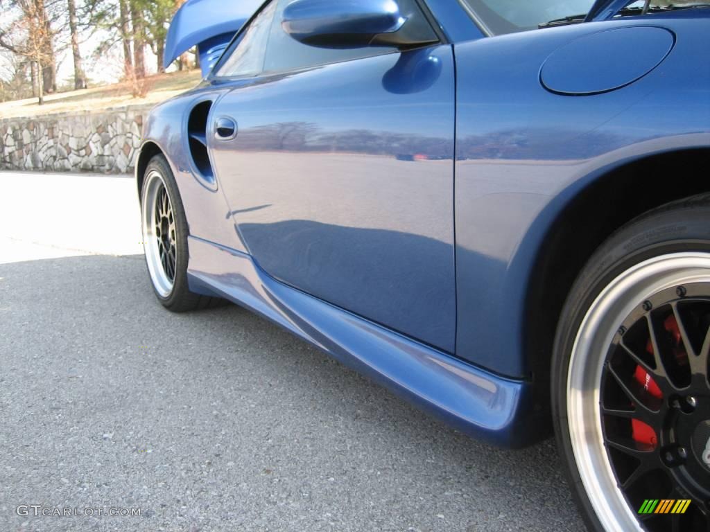 2002 911 Turbo Coupe - Cobalt Blue Metallic / Metropol Blue photo #26