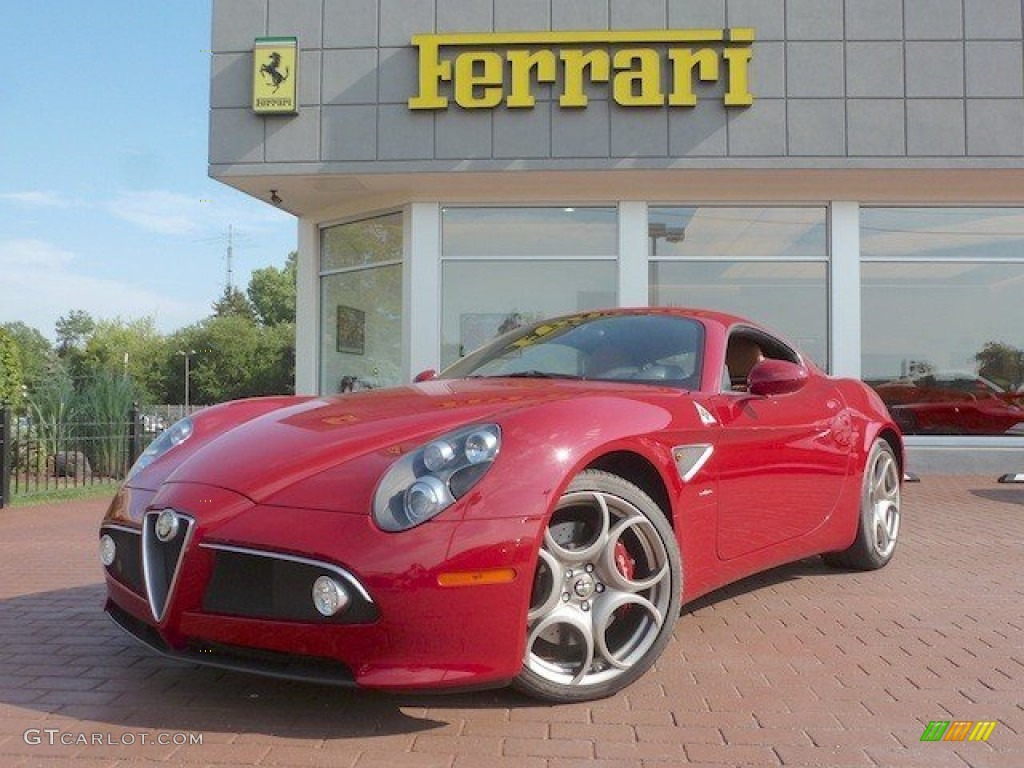 2008 8C Competizione Coupe - Rosso Alfa (Red) / Cuoio photo #1