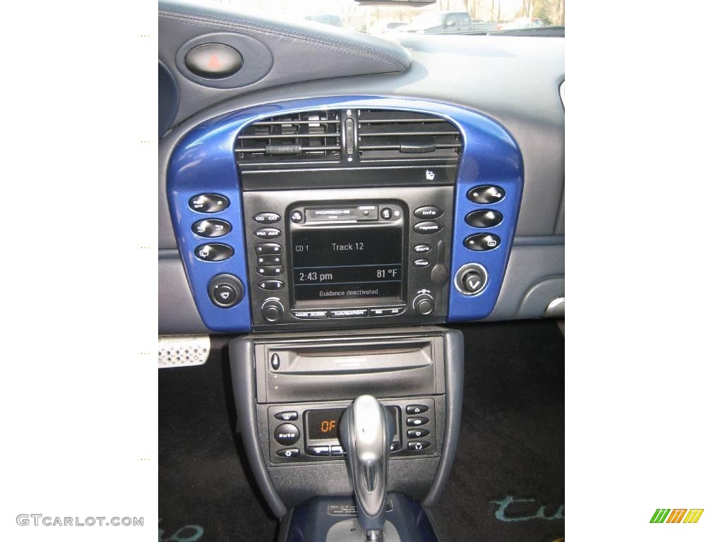 2002 911 Turbo Coupe - Cobalt Blue Metallic / Metropol Blue photo #36