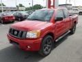 2012 Red Alert Nissan Titan SV King Cab 4x4  photo #3