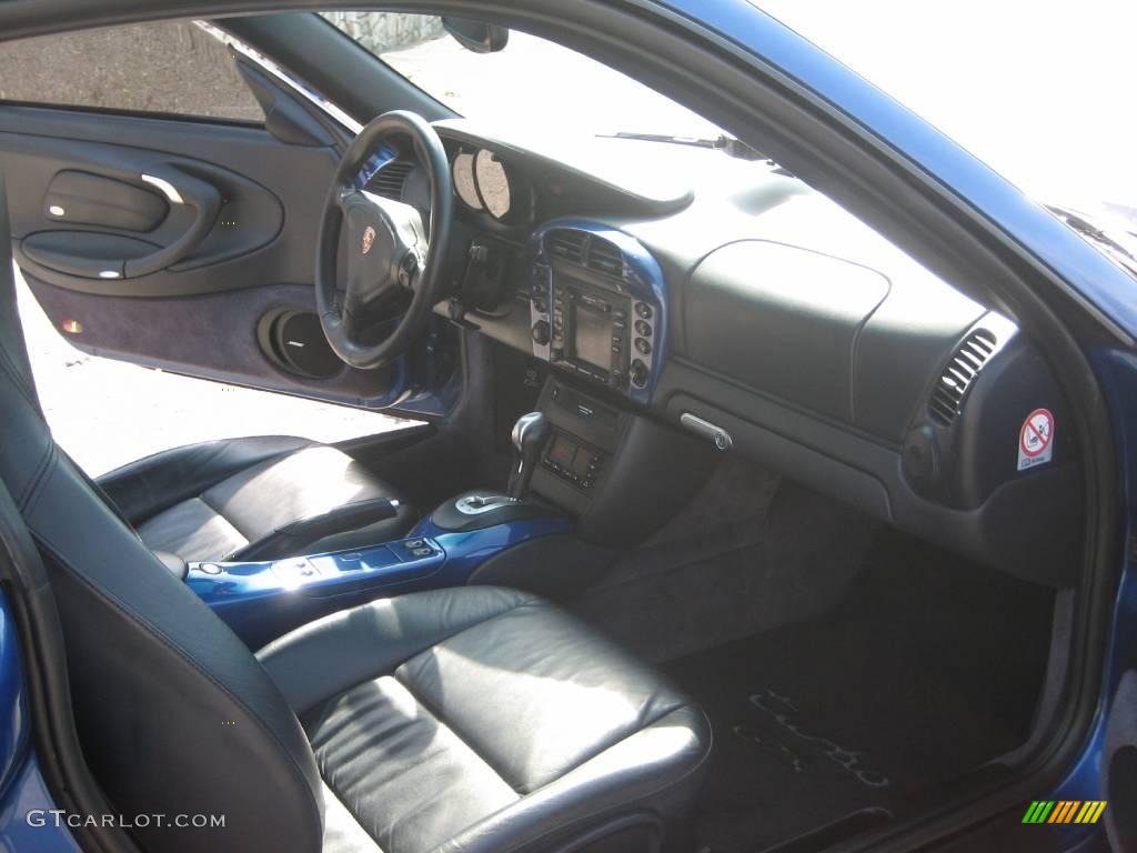 2002 911 Turbo Coupe - Cobalt Blue Metallic / Metropol Blue photo #47