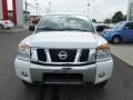 2012 Blizzard White Nissan Titan SV Crew Cab 4x4  photo #2