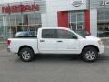 2012 Blizzard White Nissan Titan SV Crew Cab 4x4  photo #8