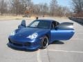 2002 Cobalt Blue Metallic Porsche 911 Turbo Coupe  photo #54