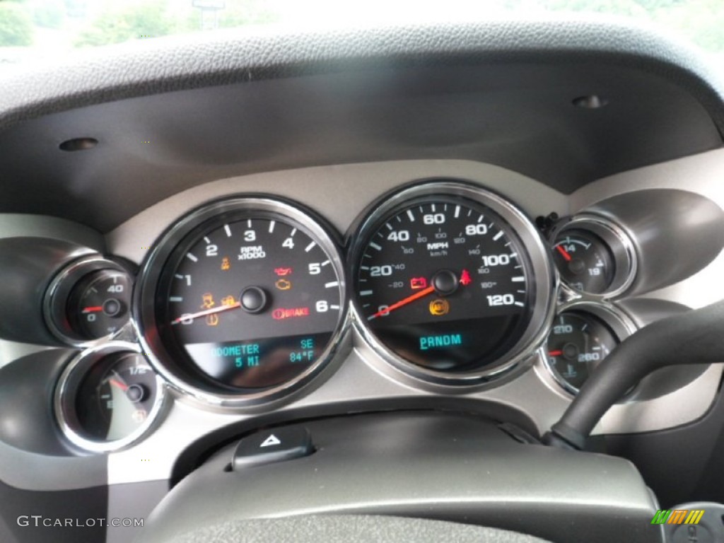 2013 GMC Sierra 1500 SLE Regular Cab 4x4 Gauges Photo #68463193