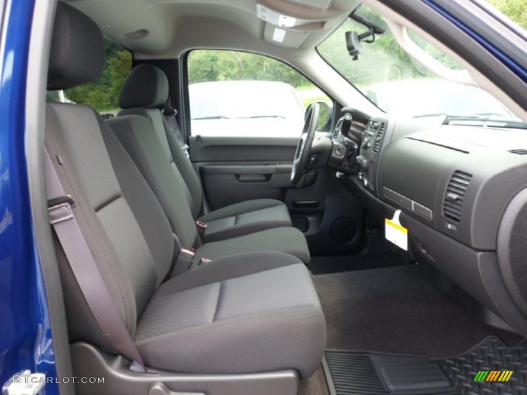 Ebony Interior 2013 GMC Sierra 1500 SLE Regular Cab 4x4 Photo #68463229
