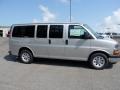 2012 Sheer Silver Metallic Chevrolet Express LS 1500 AWD Passenger Van  photo #2