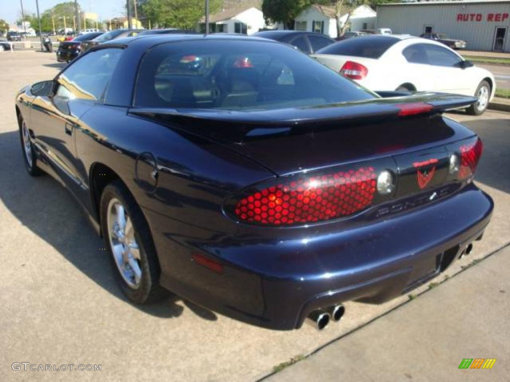 2002 Firebird Trans Am WS-6 Coupe - Navy Blue Metallic / Ebony Black photo #6