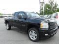 Black - Silverado 2500HD LTZ Extended Cab 4x4 Photo No. 3