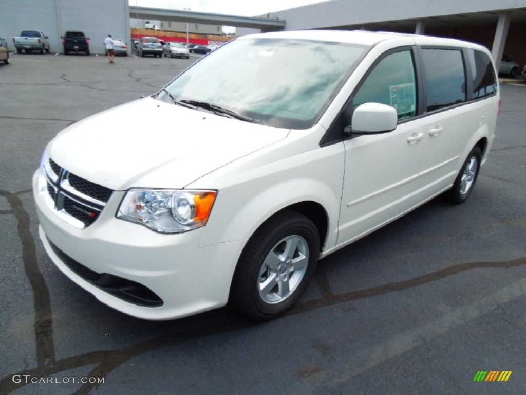 2012 Grand Caravan SE - Stone White / Black/Light Graystone photo #2