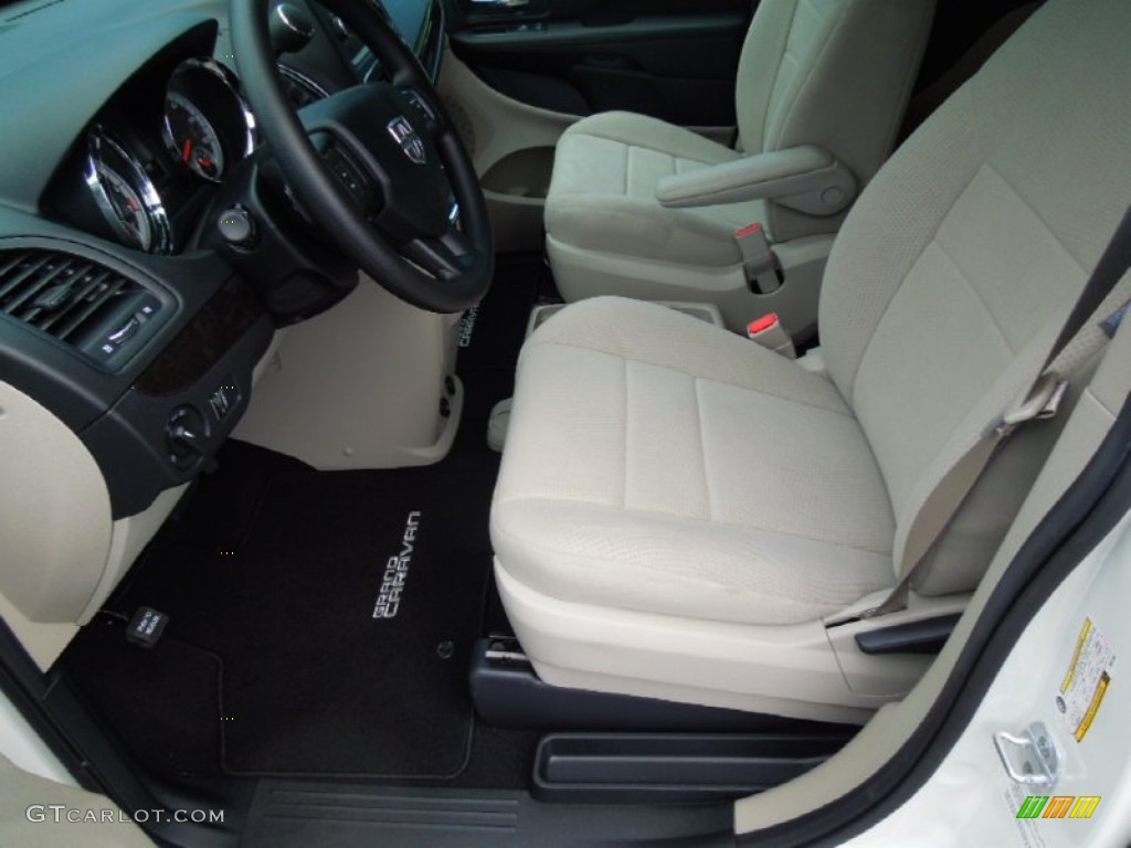 2012 Grand Caravan SE - Stone White / Black/Light Graystone photo #8