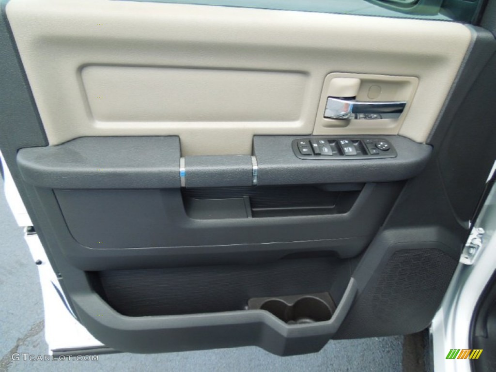 2012 Ram 1500 Outdoorsman Crew Cab - Bright White / Dark Slate Gray/Medium Graystone photo #10