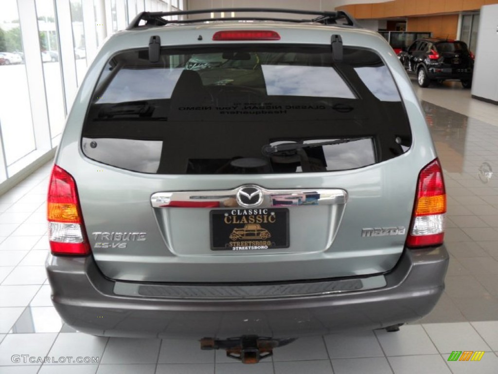 2003 Tribute ES-V6 4WD - Light Cypress Green Metallic / Medium Pebble Beige photo #3