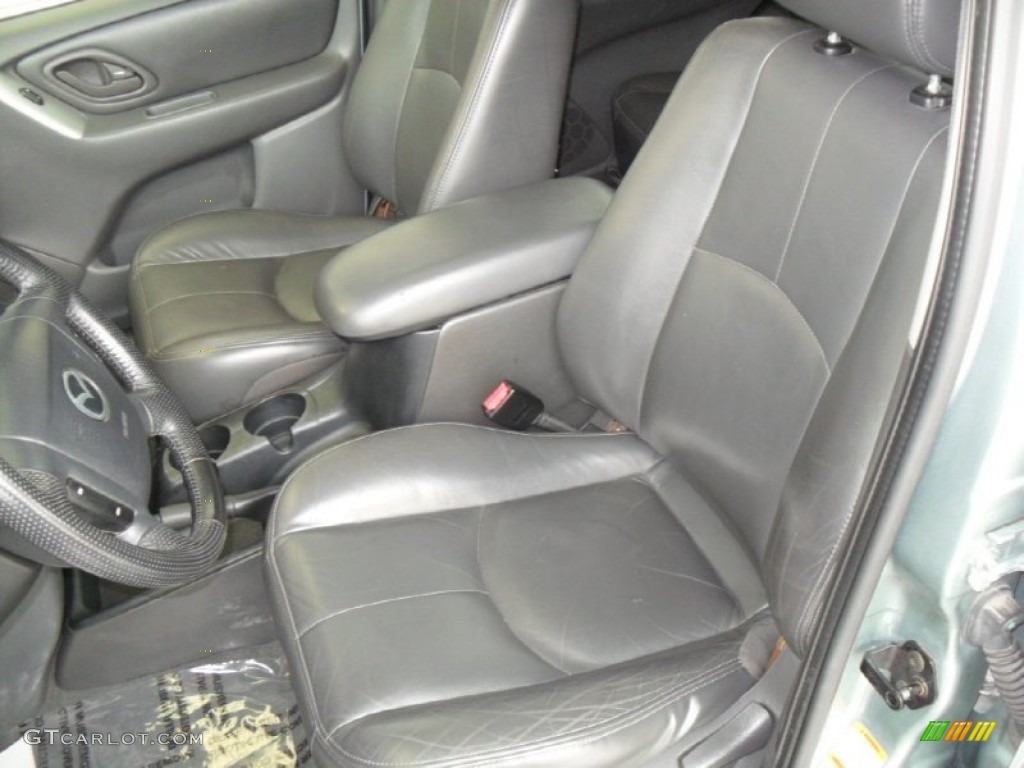 2003 Tribute ES-V6 4WD - Light Cypress Green Metallic / Medium Pebble Beige photo #9