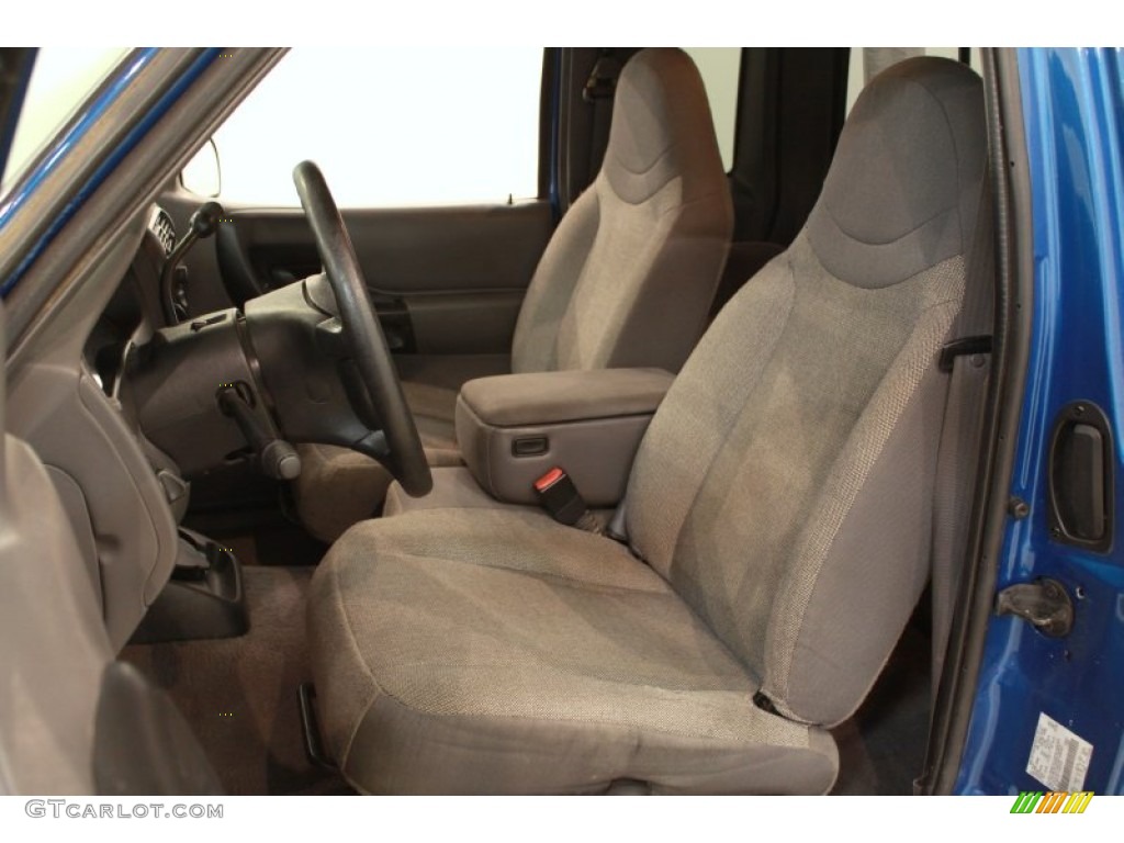 Dark Graphite Interior 2001 Ford Ranger XLT SuperCab 4x4 Photo #68464774