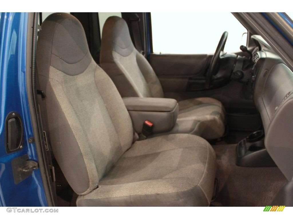 Dark Graphite Interior 2001 Ford Ranger XLT SuperCab 4x4 Photo #68464792