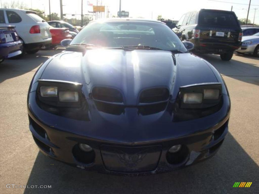 2002 Firebird Trans Am WS-6 Coupe - Navy Blue Metallic / Ebony Black photo #21