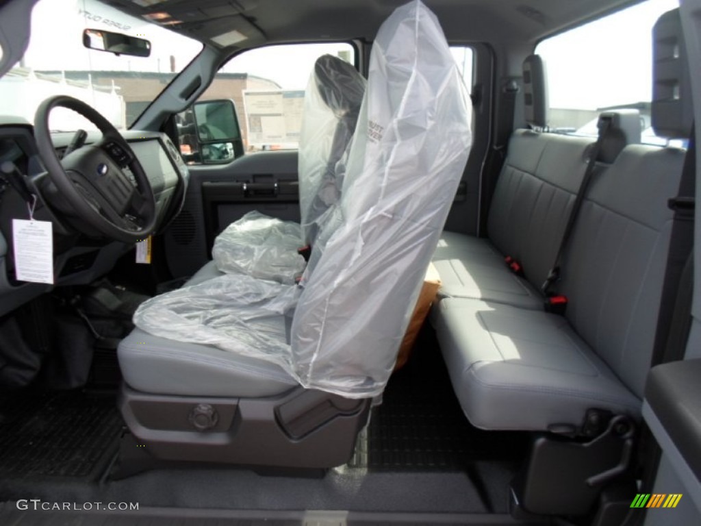 Steel Interior 2012 Ford F550 Super Duty XL SuperCab 4x4 Chassis Photo #68464840