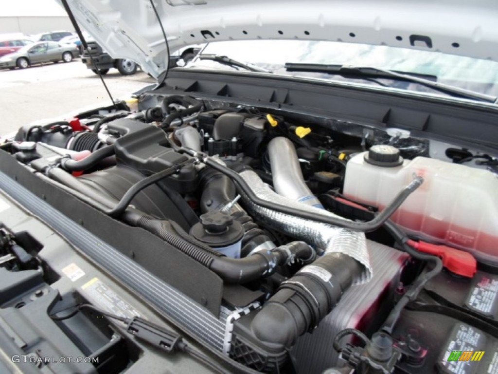 2012 Ford F550 Super Duty XL SuperCab 4x4 Chassis Engine Photos