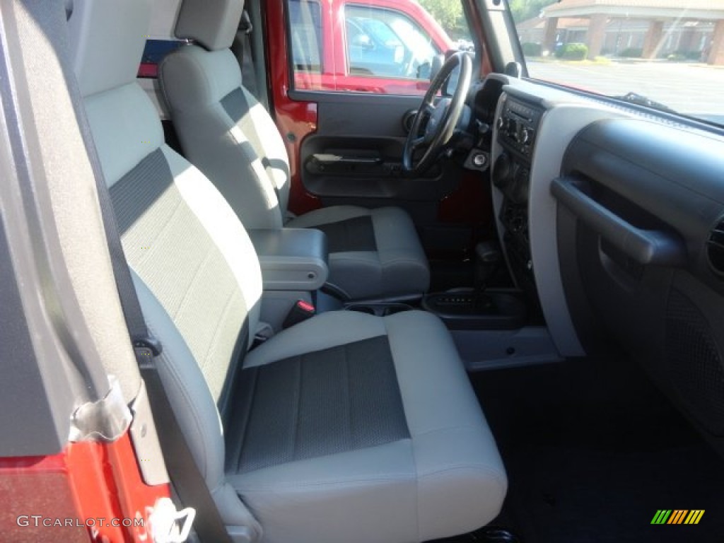 2009 Wrangler X 4x4 - Red Rock Crystal Pearl Coat / Dark Slate Gray/Medium Slate Gray photo #12