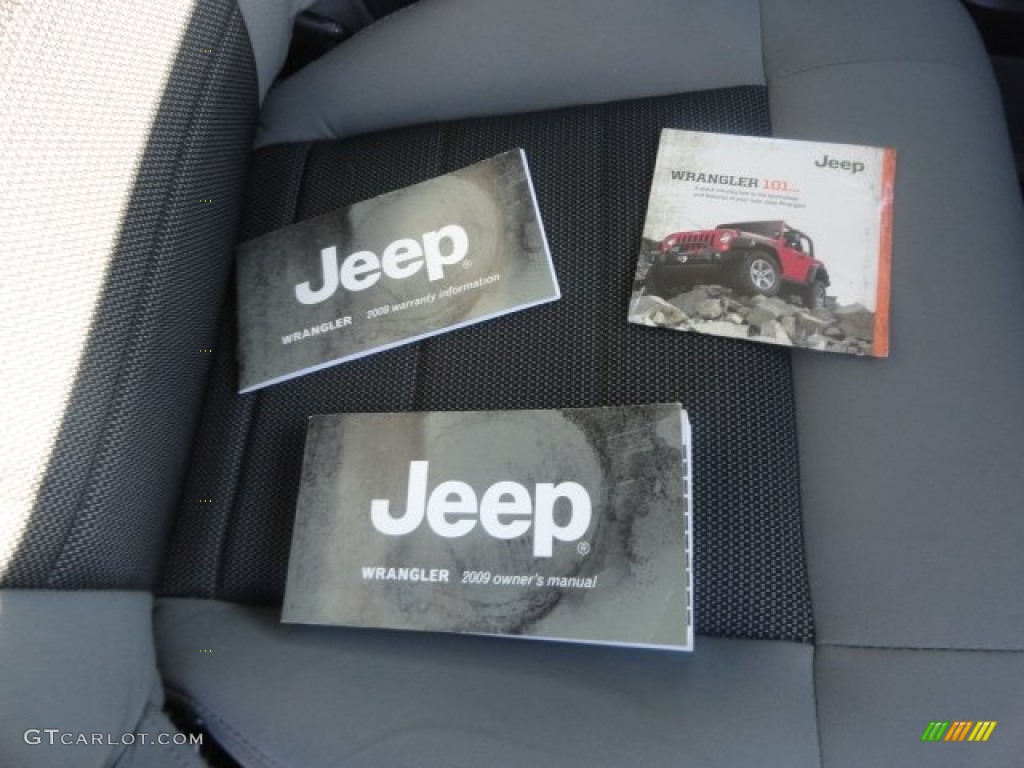 2009 Wrangler X 4x4 - Red Rock Crystal Pearl Coat / Dark Slate Gray/Medium Slate Gray photo #13