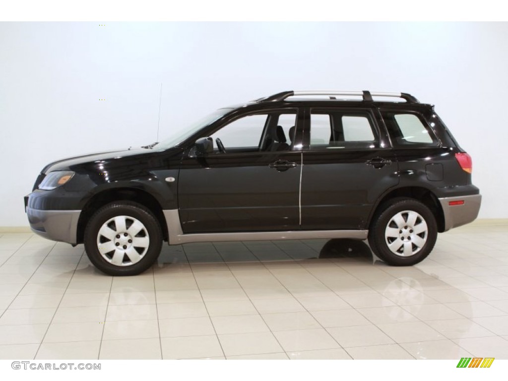 Labrador Black Pearl 2004 Mitsubishi Outlander LS Exterior Photo #68465866