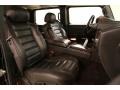 Ebony 2006 Hummer H2 SUV Interior Color