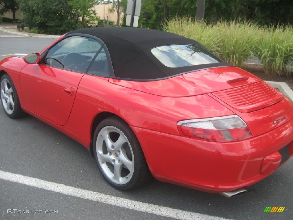 2004 911 Carrera Cabriolet - Guards Red / Black photo #1