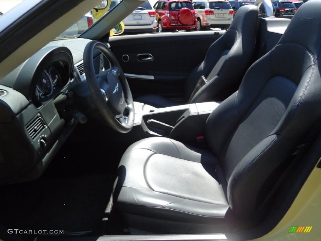 2005 Crossfire Limited Roadster - Classic Yellow Pearlcoat / Dark Slate Grey photo #10