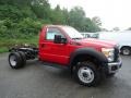 2012 Vermillion Red Ford F450 Super Duty XL Regular Cab Chassis 4x4  photo #1