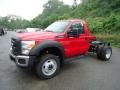 Vermillion Red - F450 Super Duty XL Regular Cab Chassis 4x4 Photo No. 5
