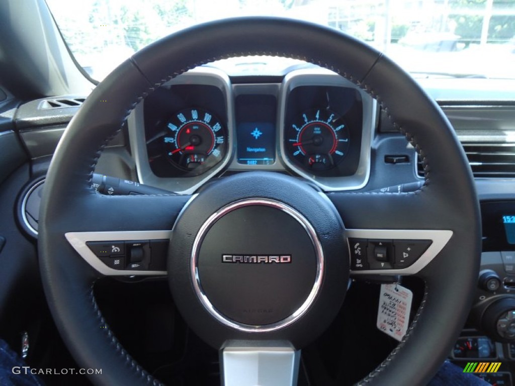 2011 Chevrolet Camaro LT/RS Coupe Black Steering Wheel Photo #68470402